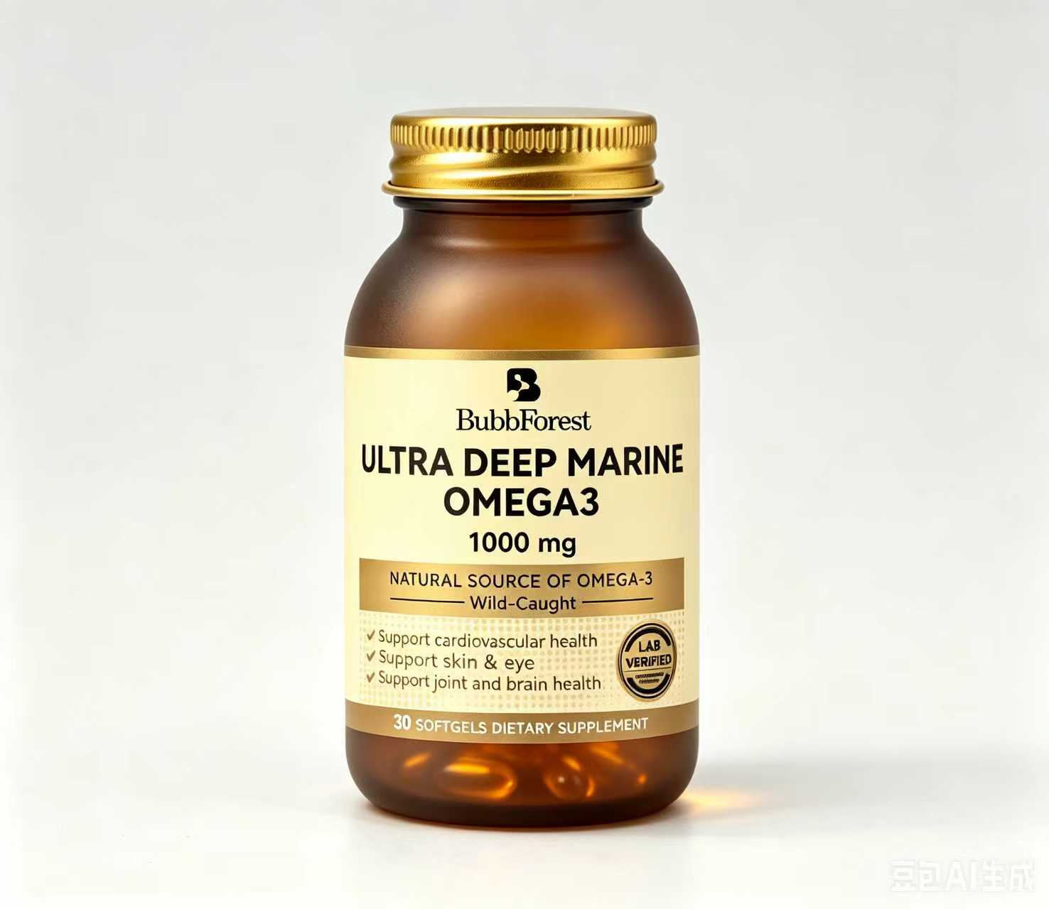 BubbForest Ultra Deep Marine オメガ3 フィッシュオイル